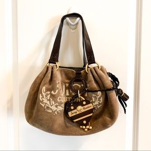 Juicy Couture Velour Coffee Hanbag